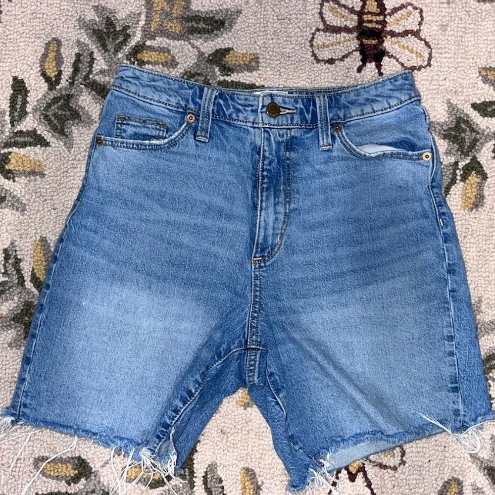 Universal Threads High-Rise Vintage Bermuda Jean Shorts